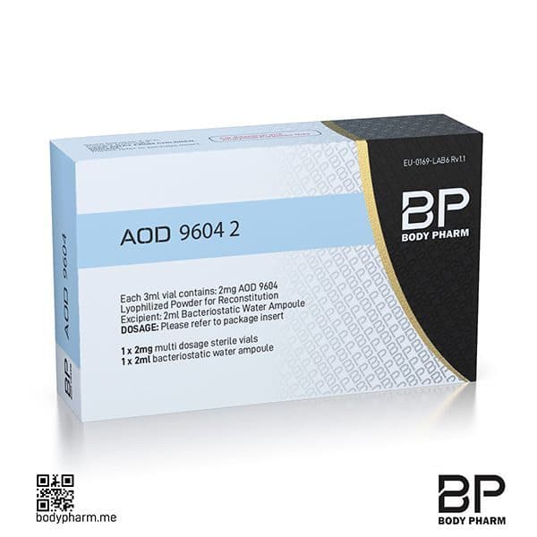 Body Pharm AOD-9604 2mg Vial — research use only