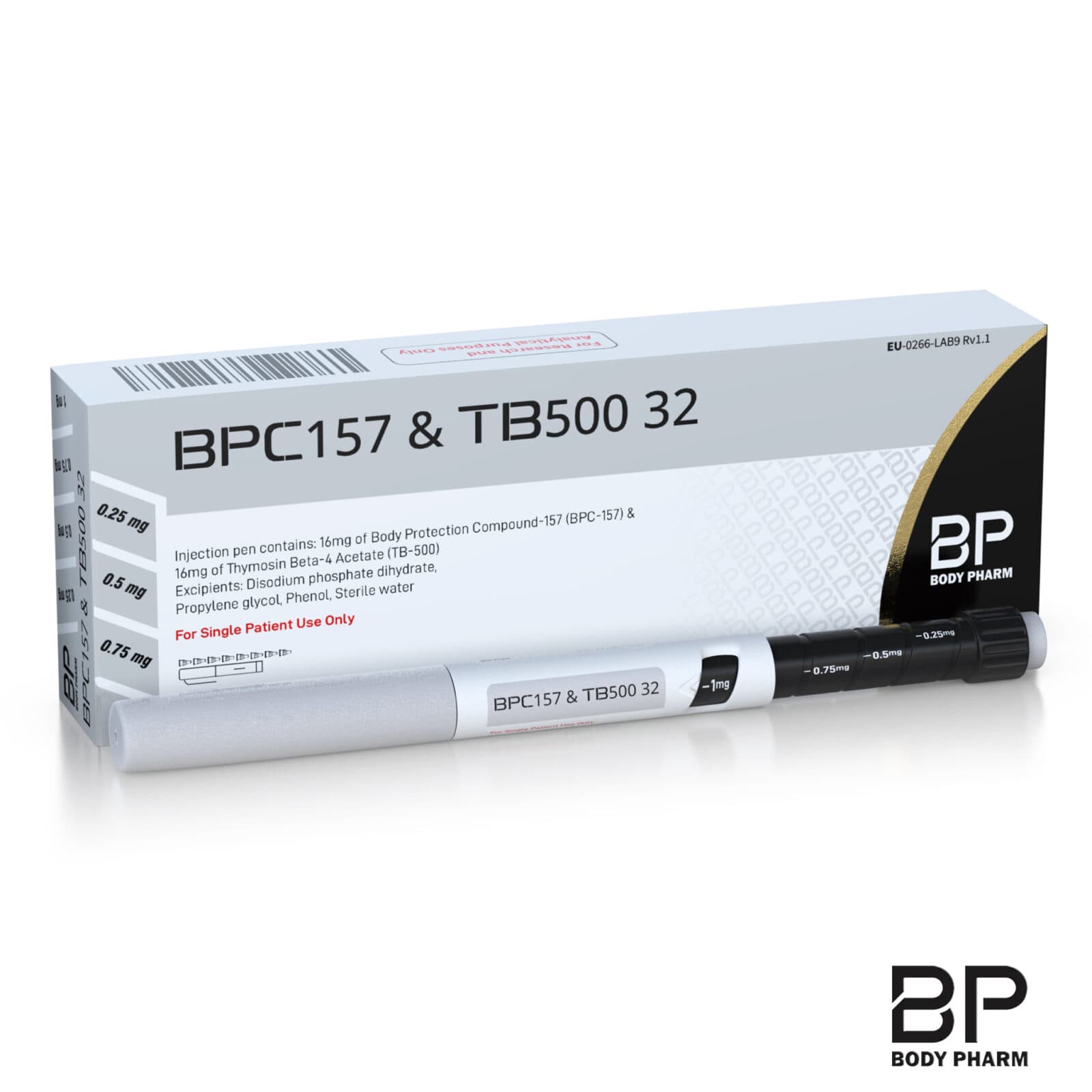 Body Pharm BPC-157 + TB-500 32mg Pen — research use only