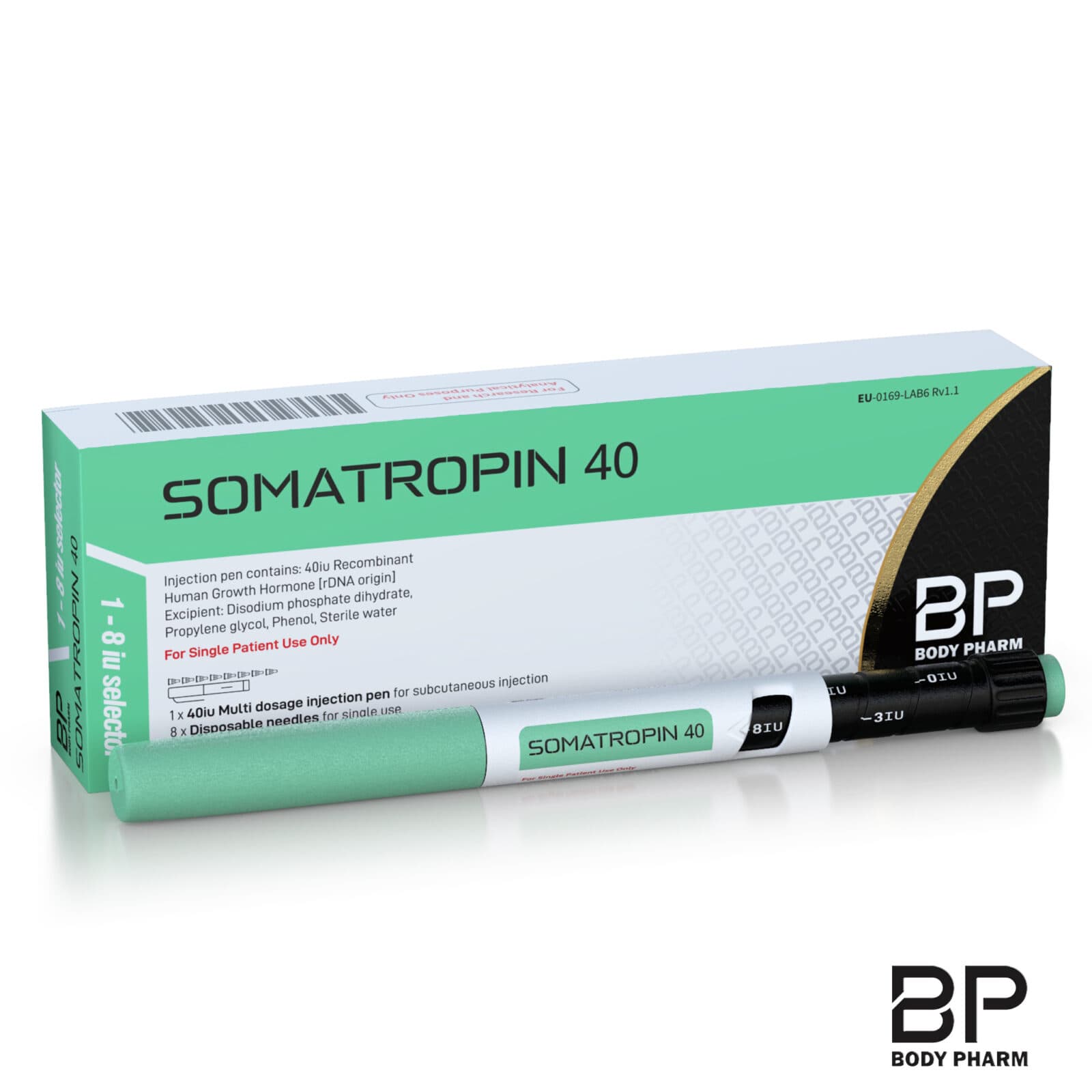 Body Pharm Somatropin 40 IU Pen — research use only
